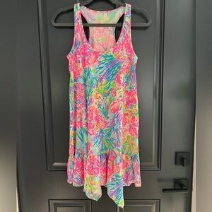 Lilly Pulitzer Hampton Tank Dress Multi Fan Sea